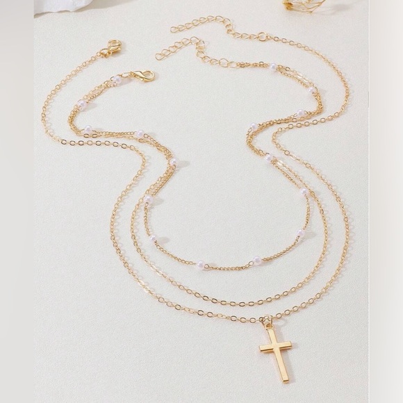 Jewelry | 14k Gold Filled Layering Pearl Necklace | Poshmark